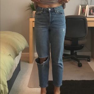 Top shop mom jeans